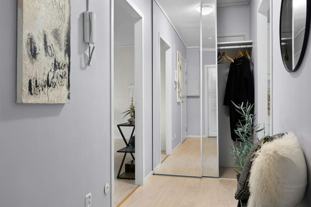 Small Apartment Makeovers That Impress | Pure Zen Decor 6 Walls Art, Mirrors & Vertical Storage