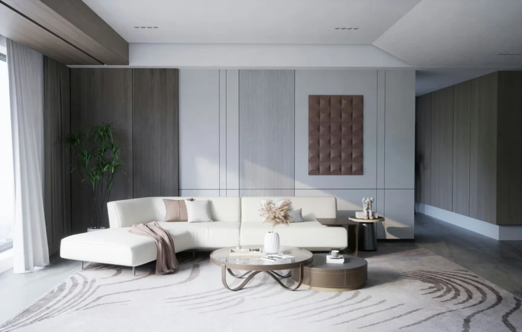 Small Living Room Big Style Tricks | Pure Zen Decor 7 Vertical with Shelving & Decor