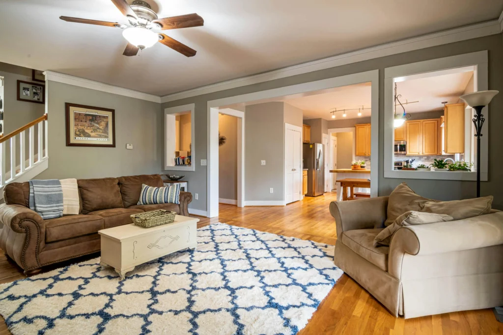 Luxe Living Room Looks on a Budget 5 Pillows & Rugs