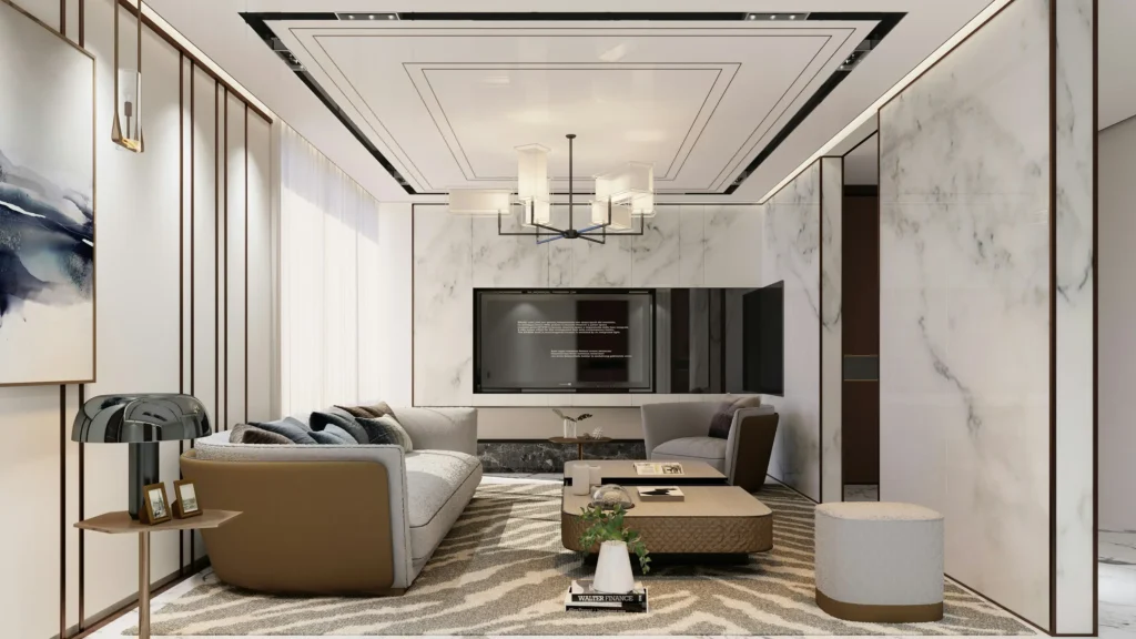 Effortless Living Room Elegance | Pure Zen Decor 4 Modern Furniture