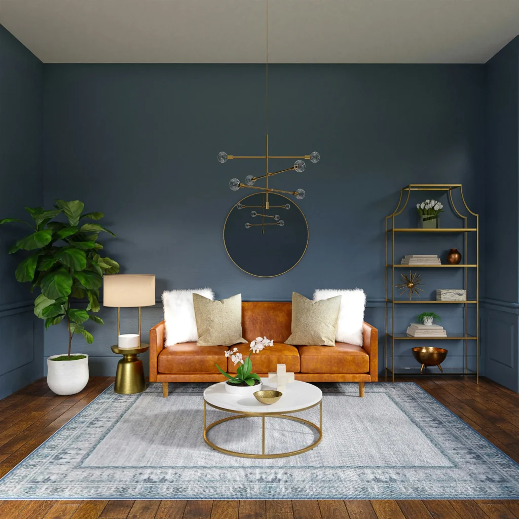 Trending Living Room Color Combos | Pure Zen Decor 7 Navy Blue