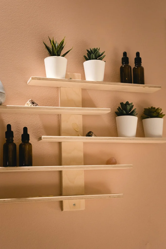 15 Farmhouse Dining Room Wall Decor Ideas 6 Wooden Shelves