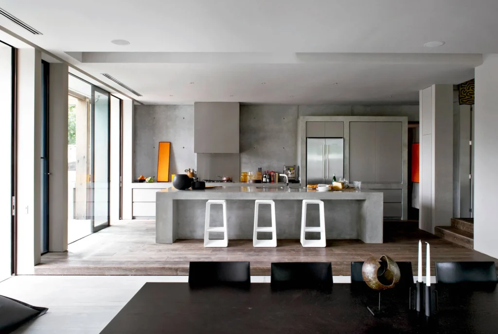 20 Concrete Kitchen Living Room Ideas | Pure Zen Decor 12 11 9