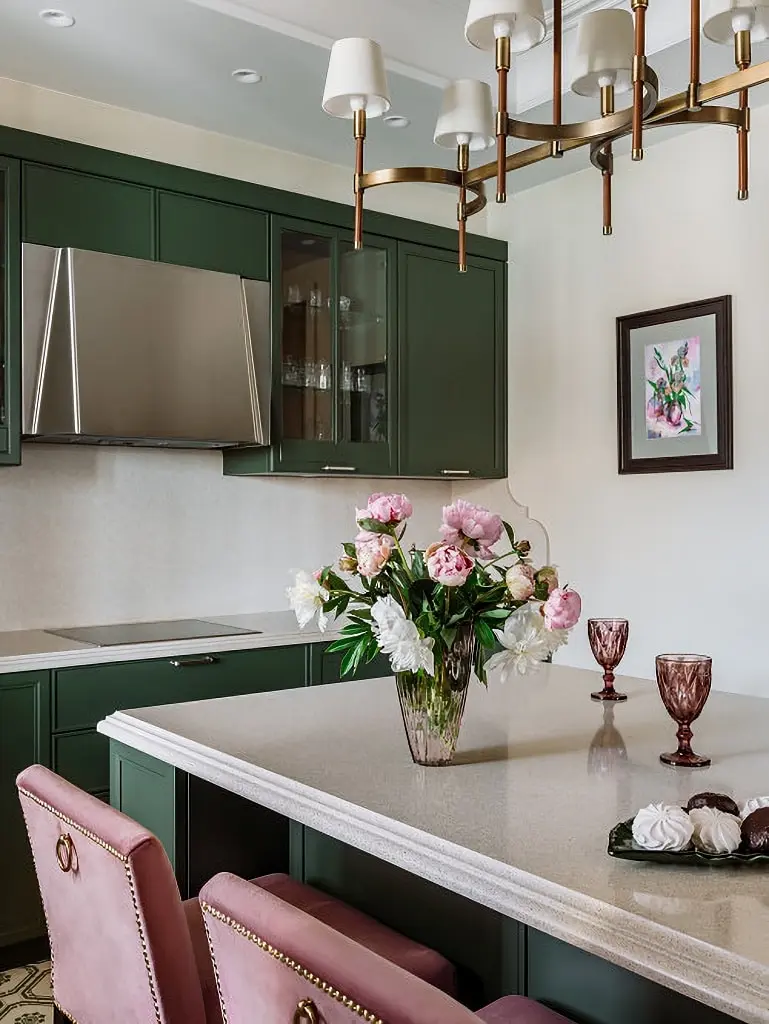 19 Green and Burgundy Kitchen Decor Ideas | Pure Zen Decor 18 15 2