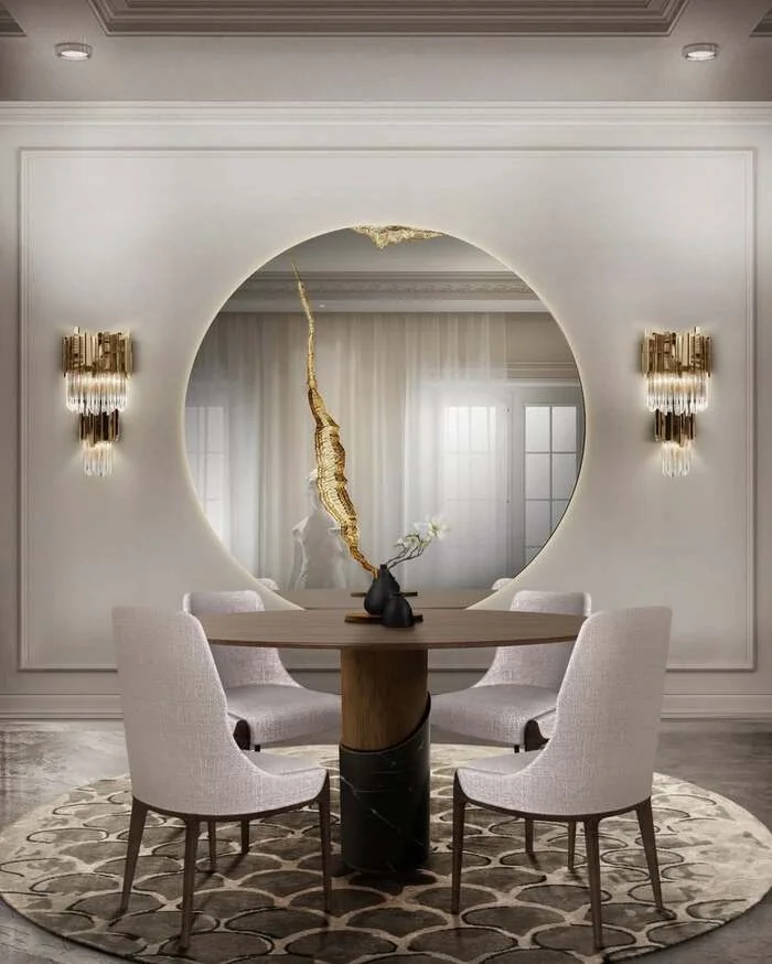 19+ Mirror Wall Decor Dining Room Ideas For Elegant Homes 9 8 14