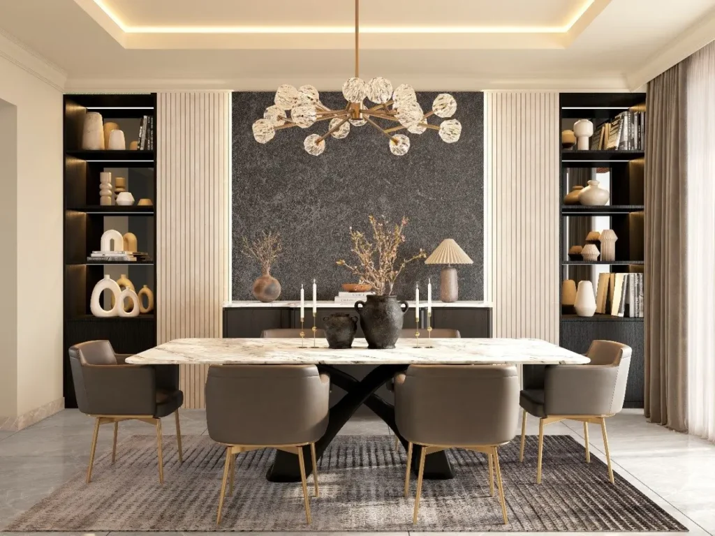 15 Modern Luxury Dining Room Decor Ideas | Pure Zen Decor 10 8 5