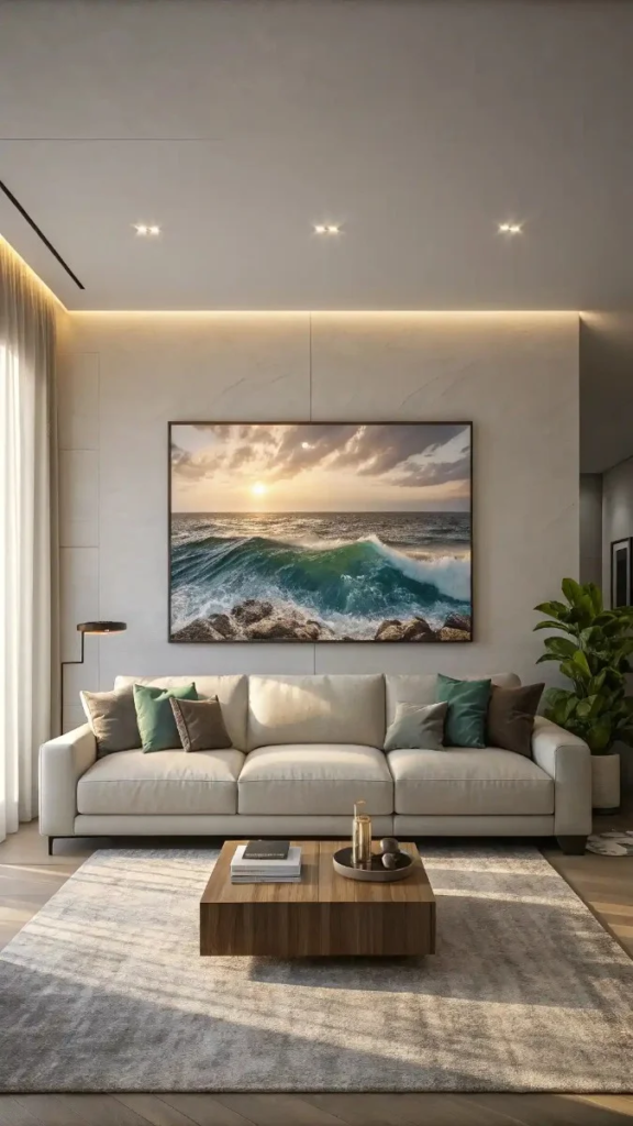 22 Large Picture Living Room Wall Decor Ideas 2026 7 image 164
