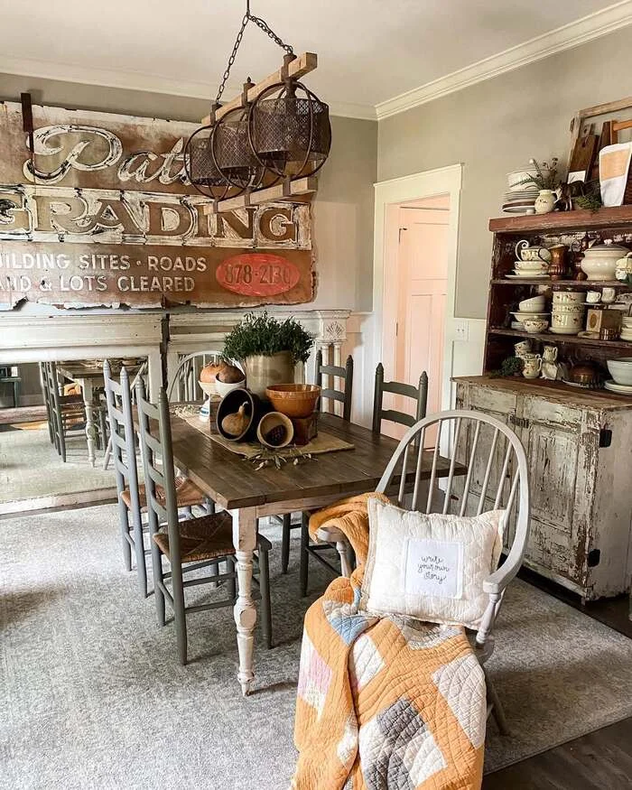 13 Rustic Farmhouse Dining Room Decor Looks For Any Budget 14 image 24