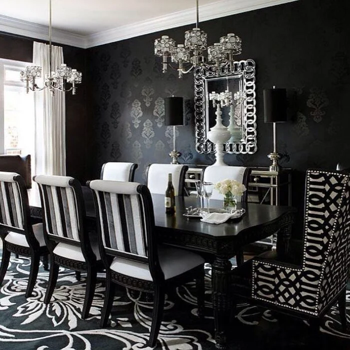 13 Black Dining Room Decor Ideas For A Bold, Chic Look 3 image 269