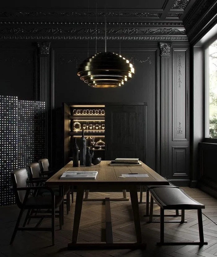 13 Black Dining Room Decor Ideas For A Bold, Chic Look 4 image 273