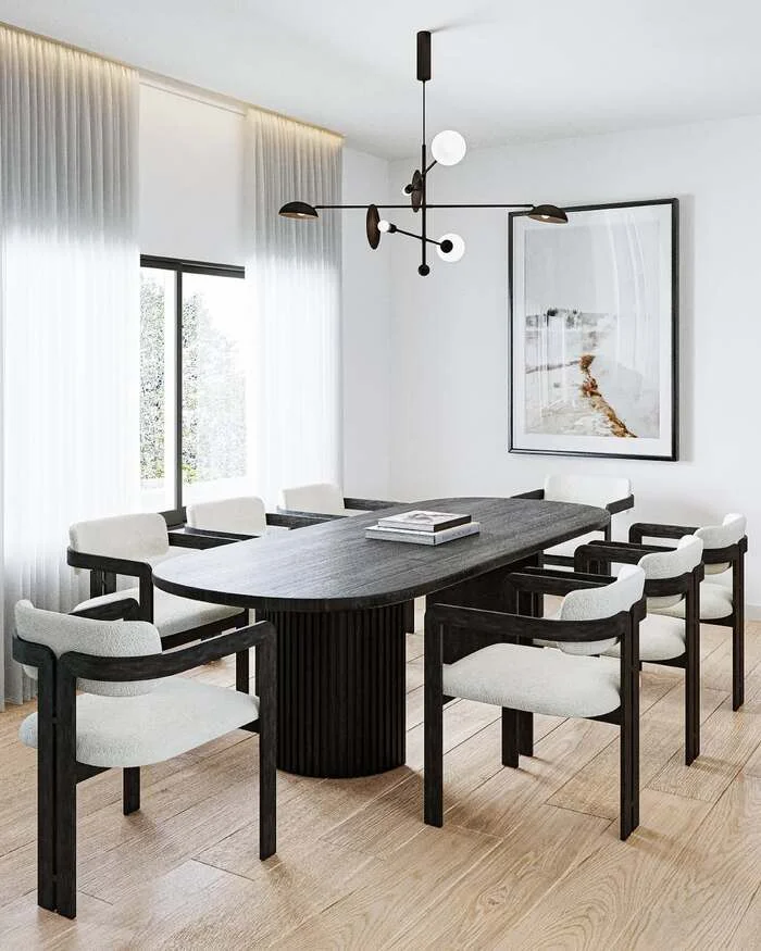 13 Black Dining Room Decor Ideas For A Bold, Chic Look 11 image 279