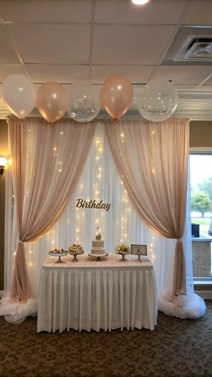 18 Birthday Wall Decor Ideas with Balloons, Lights & Signs 13 image 385