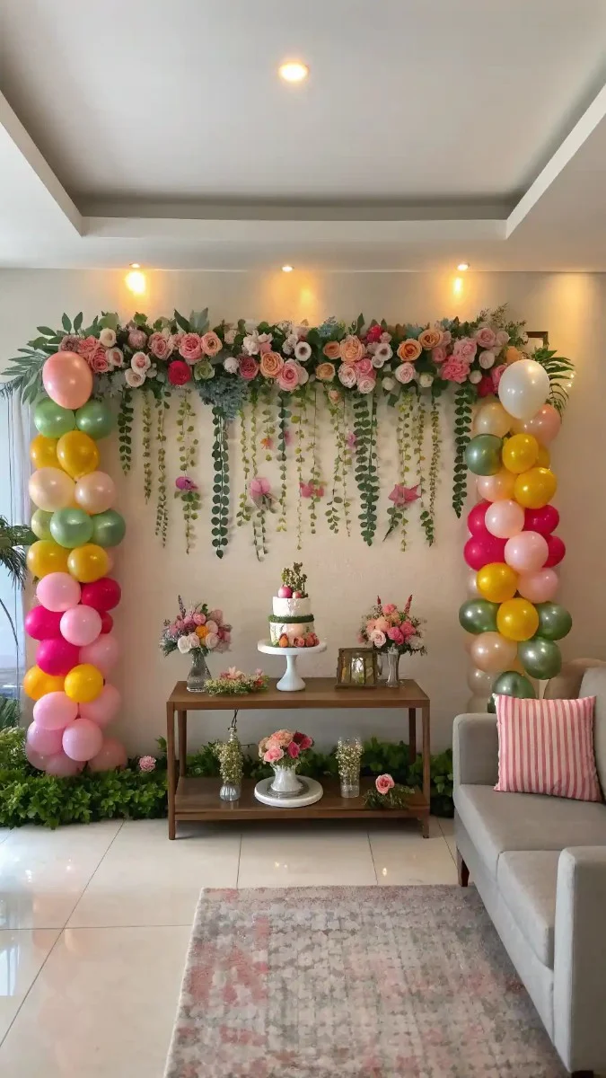 18 Birthday Wall Decor Ideas with Balloons, Lights & Signs 14 image 386