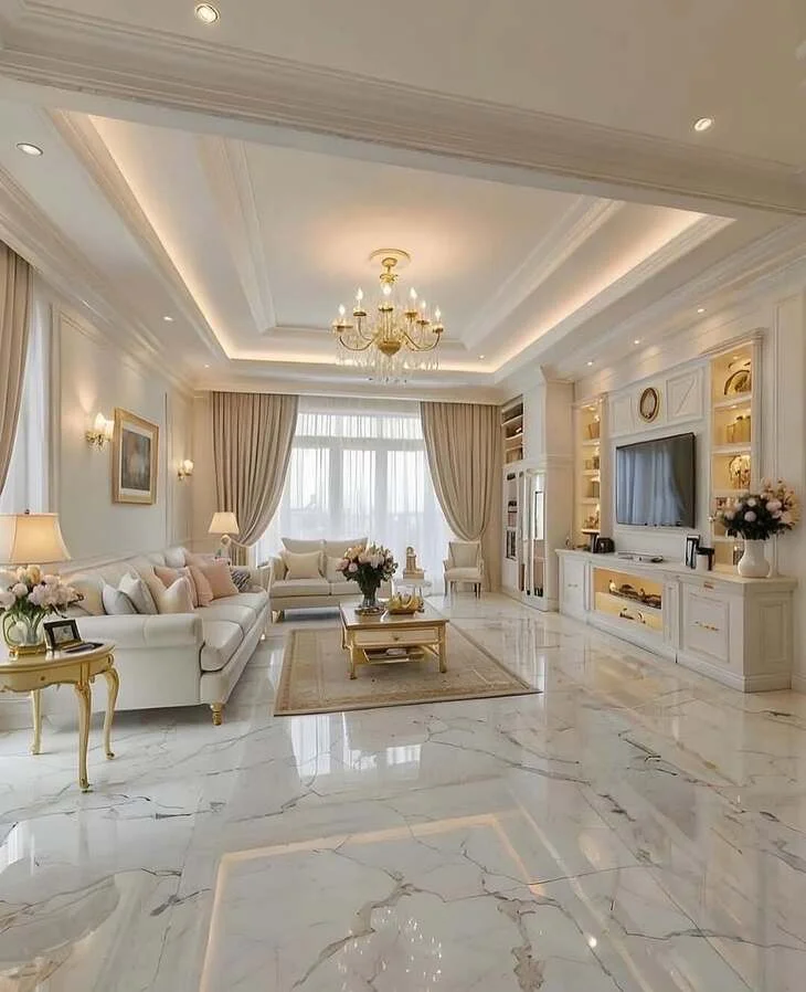 15 Stunning Marble Flooring Design Living Room For Your 15 image 402