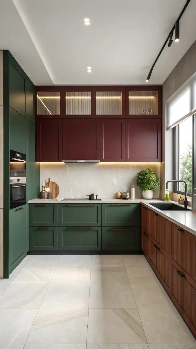 22 Green And Burgundy Kitchen Ideas That Are Trending Now 9 image 410