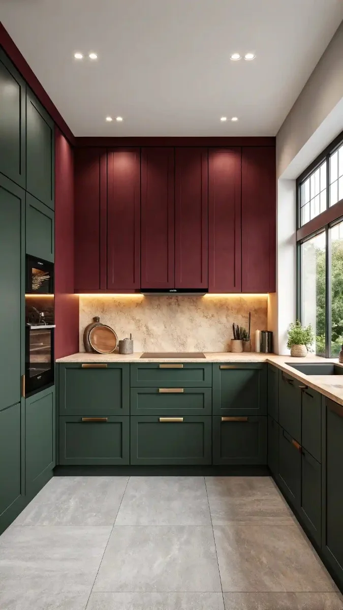22 Green And Burgundy Kitchen Ideas That Are Trending Now 11 image 412
