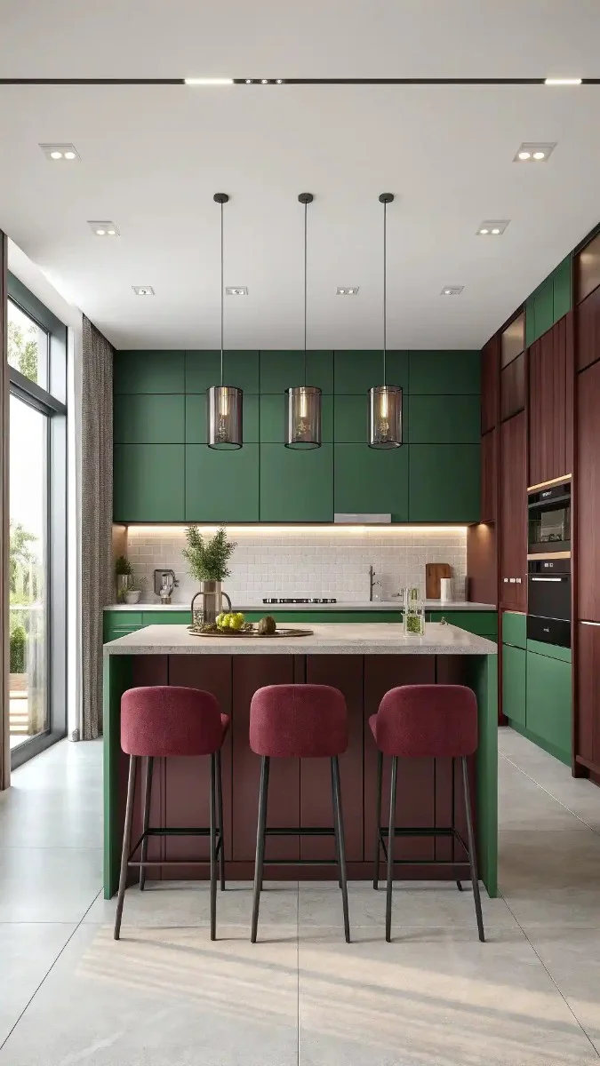 22 Green And Burgundy Kitchen Ideas That Are Trending Now 21 image 422