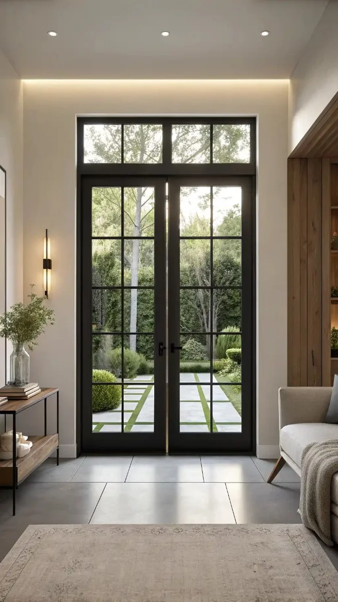 21 Living Room Double Doors to Garden That Look Beautiful 3 image 442