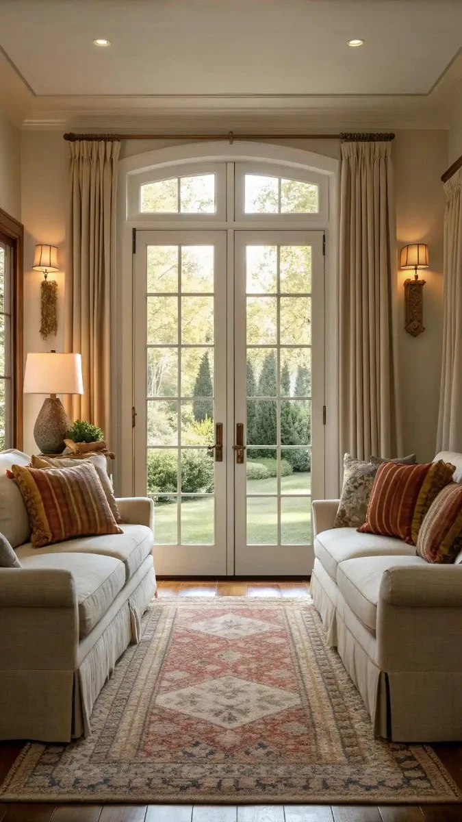 21 Living Room Double Doors to Garden That Look Beautiful 7 image 446