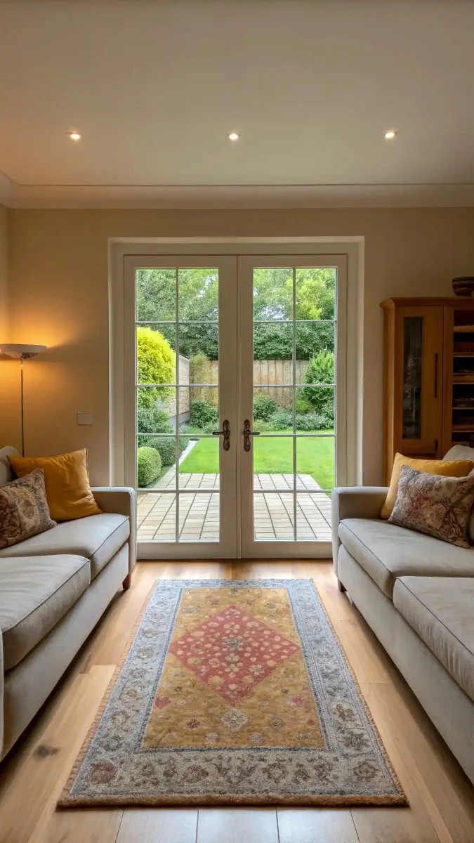 21 Living Room Double Doors to Garden That Look Beautiful 11 image 450
