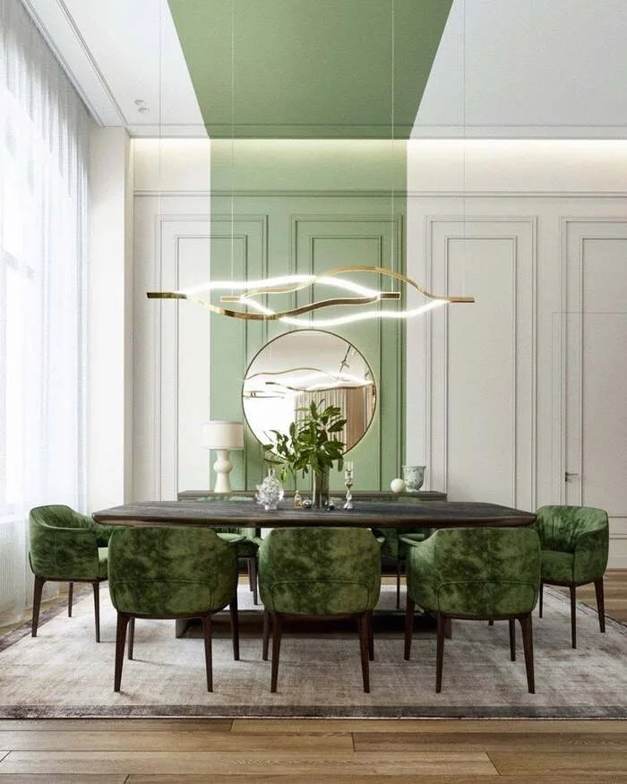 16 Green Dining Room Decor Looks That Feel Calm & Cozy 13 image 74