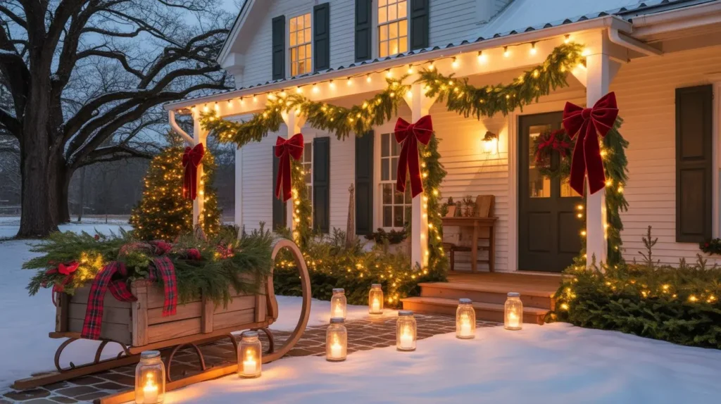 20 Farmhouse Christmas Decor Front Yard Ideas You’ll Love 9 farmhouse