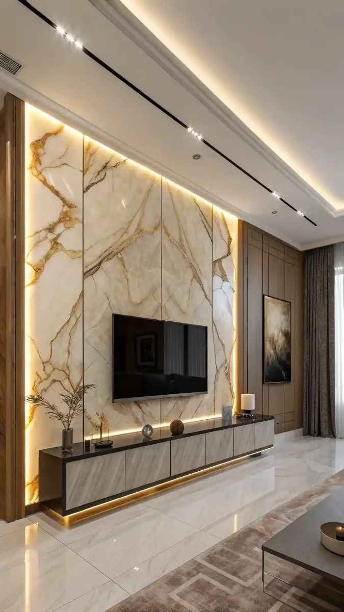 20 Luxury Living Room TV Unit Designs We’re Obsessed With 4 image 102