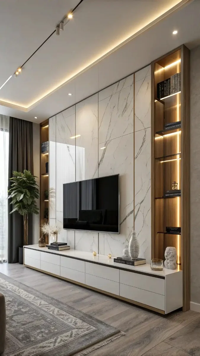 20 Luxury Living Room TV Unit Designs We’re Obsessed With 5 image 103