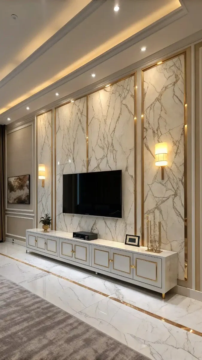 20 Luxury Living Room TV Unit Designs We’re Obsessed With 10 image 108