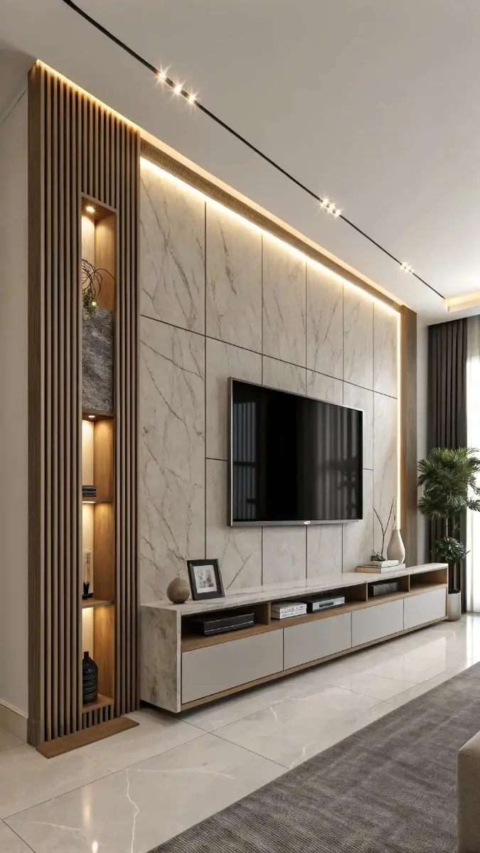 20 Luxury Living Room TV Unit Designs We’re Obsessed With 11 image 109