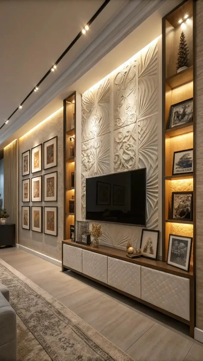 20 Luxury Living Room TV Unit Designs We’re Obsessed With 17 image 115