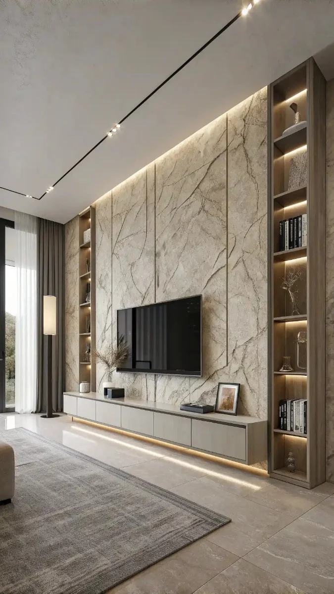 20 Luxury Living Room TV Unit Designs We’re Obsessed With 18 image 116