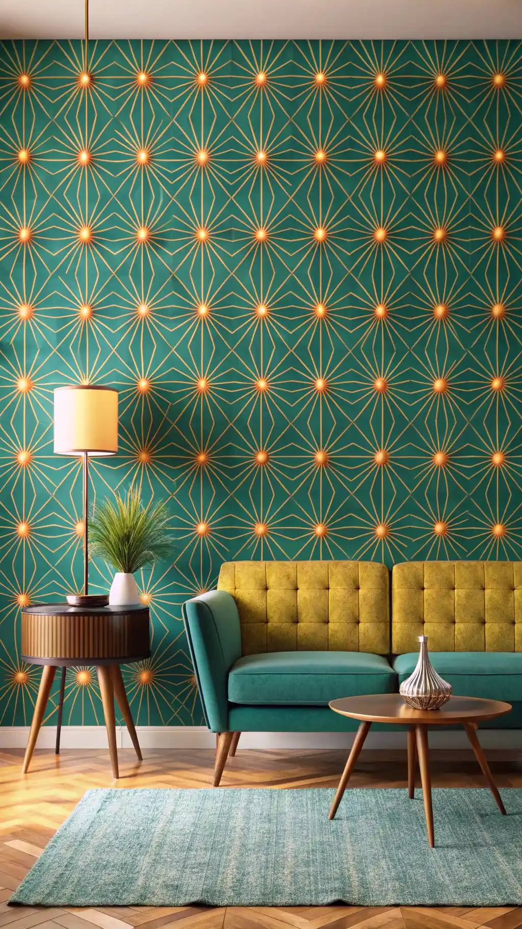 15 Wallpapers Vintage Retro 1950s Living Room: Design Your Dream Space 11 image 129