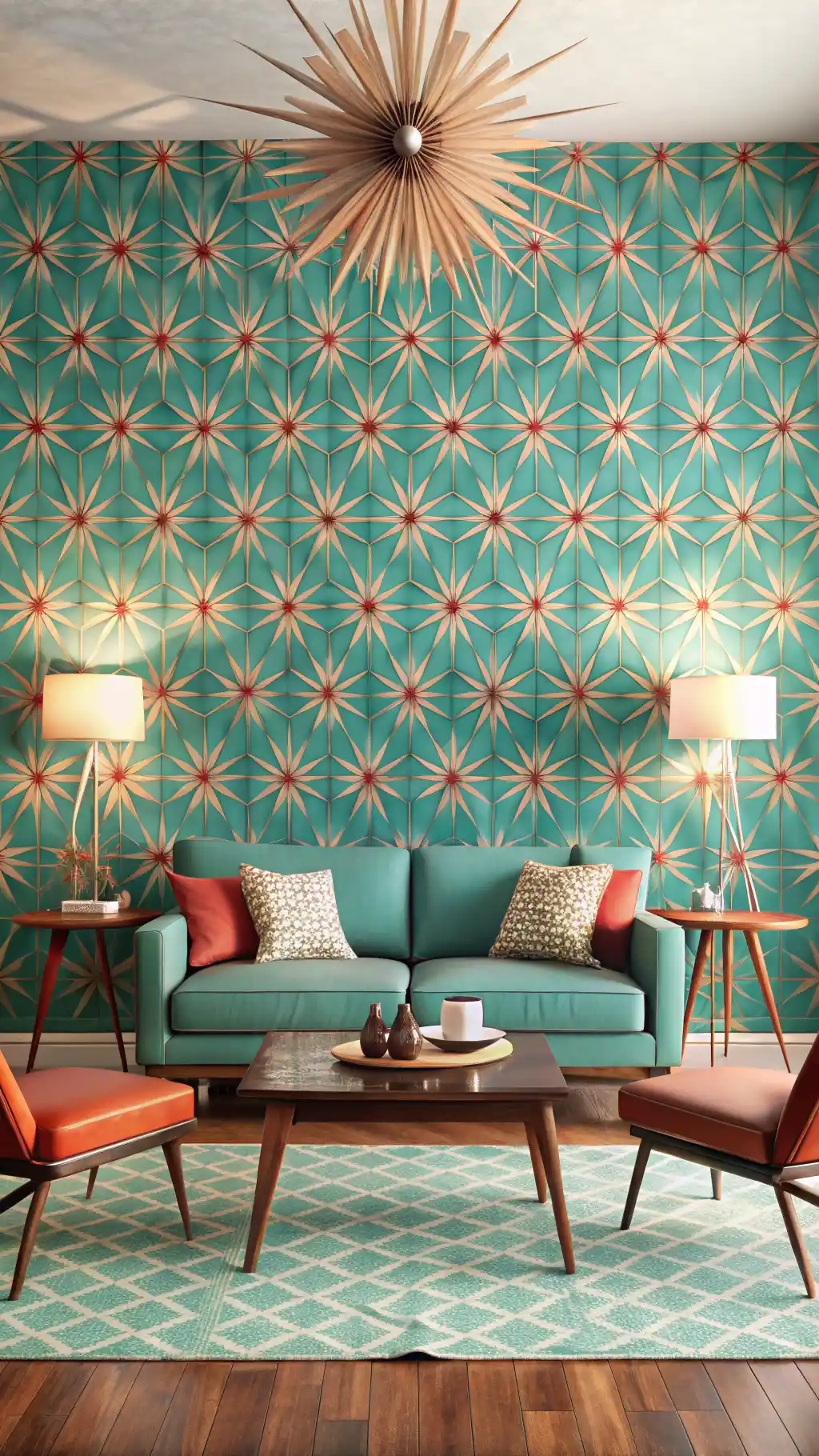 15 Wallpapers Vintage Retro 1950s Living Room: Design Your Dream Space 13 image 131