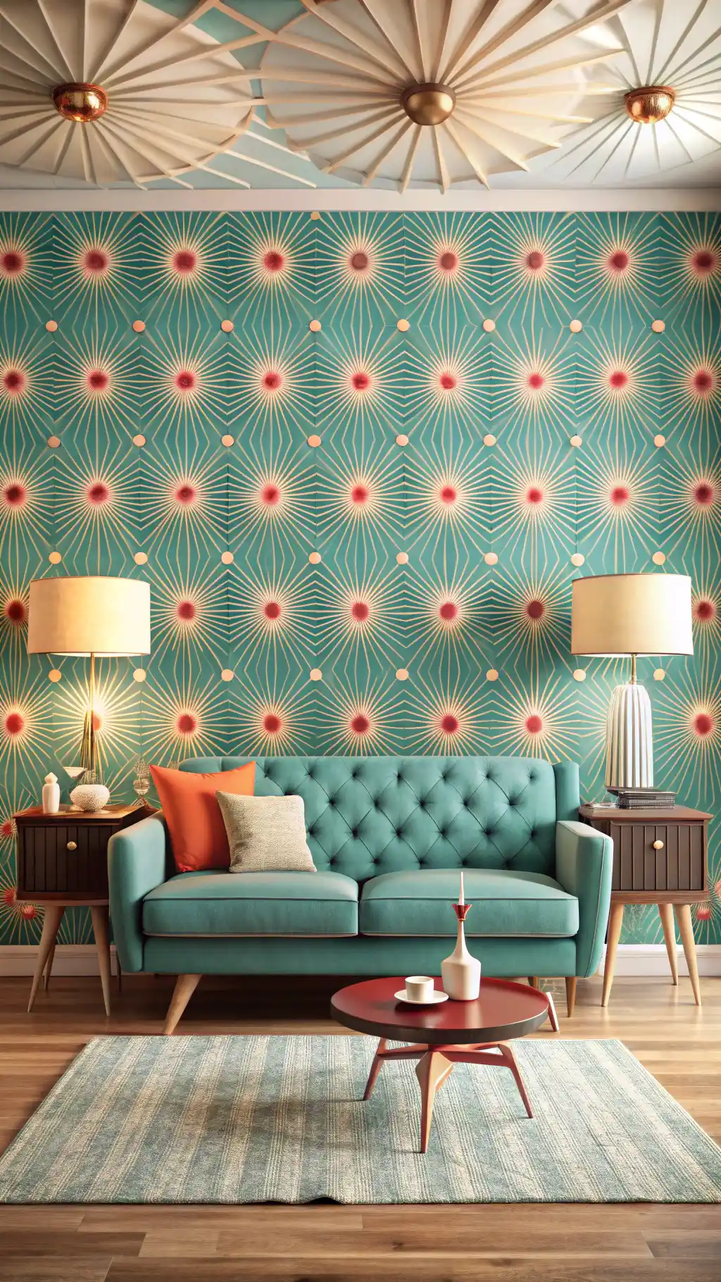 15 Wallpapers Vintage Retro 1950s Living Room: Design Your Dream Space 14 image 132