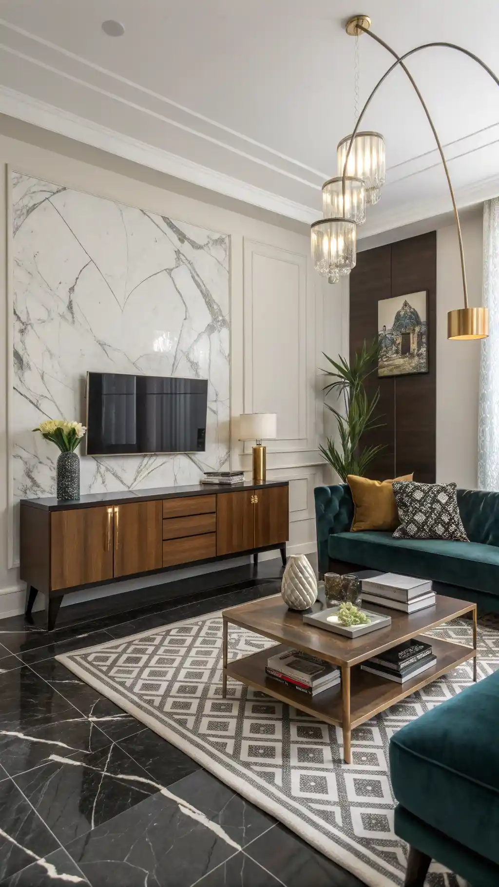 19 Black and White Marble Tiles Living Room: Stunning Design Ideas 17 image 147