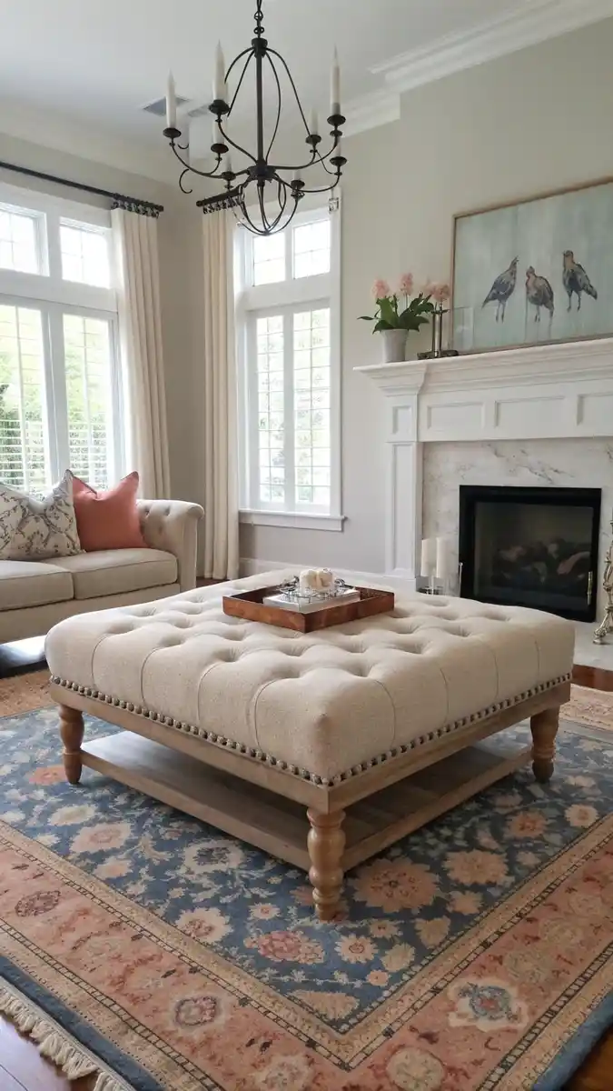 20 Small Living Room Ottoman Coffee Table Styles 3 image 24