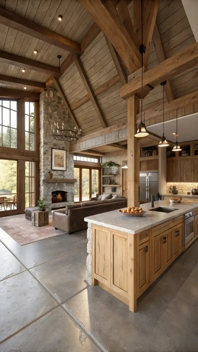 24 Concrete Floors Kitchen and Living Room Ideas You Need To Try 2 image 259