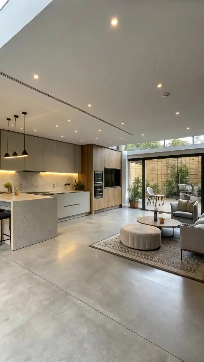 24 Concrete Floors Kitchen and Living Room Ideas You Need To Try 6 image 263