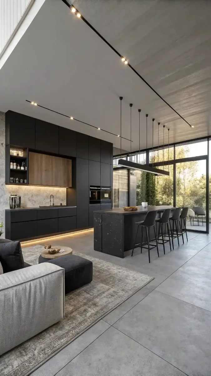 24 Concrete Floors Kitchen and Living Room Ideas You Need To Try 7 image 264