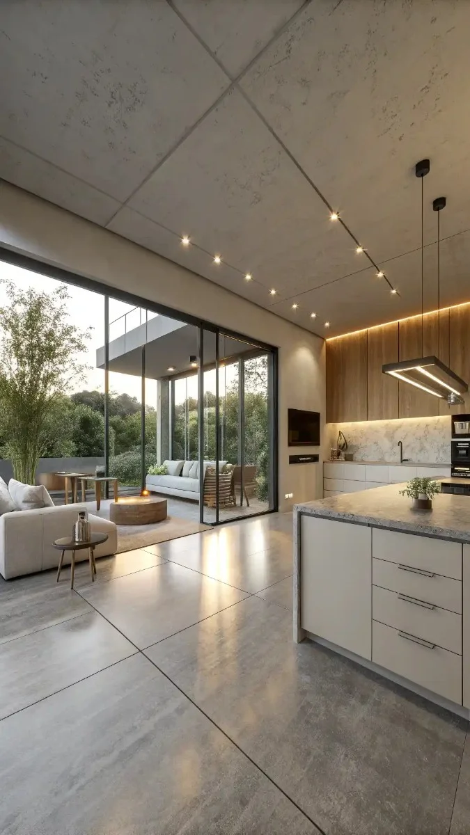 24 Concrete Floors Kitchen and Living Room Ideas You Need To Try 8 image 265