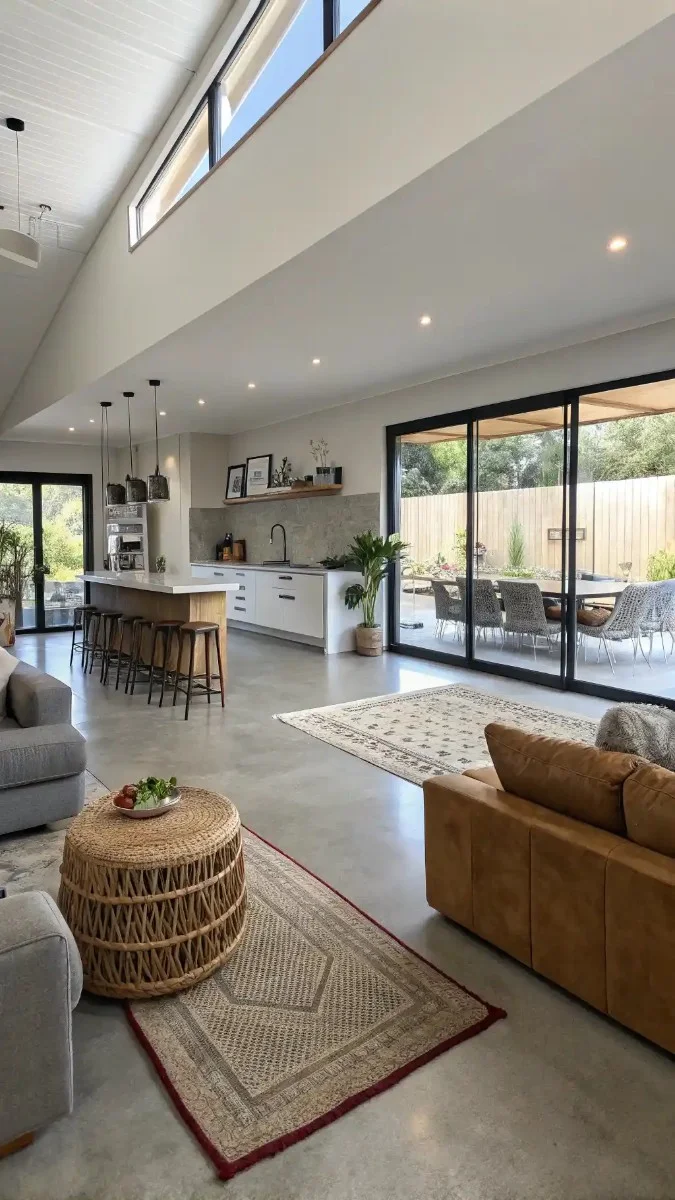 24 Concrete Floors Kitchen and Living Room Ideas You Need To Try 11 image 268