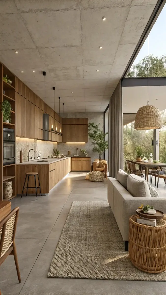 24 Concrete Floors Kitchen and Living Room Ideas You Need To Try 12 image 269