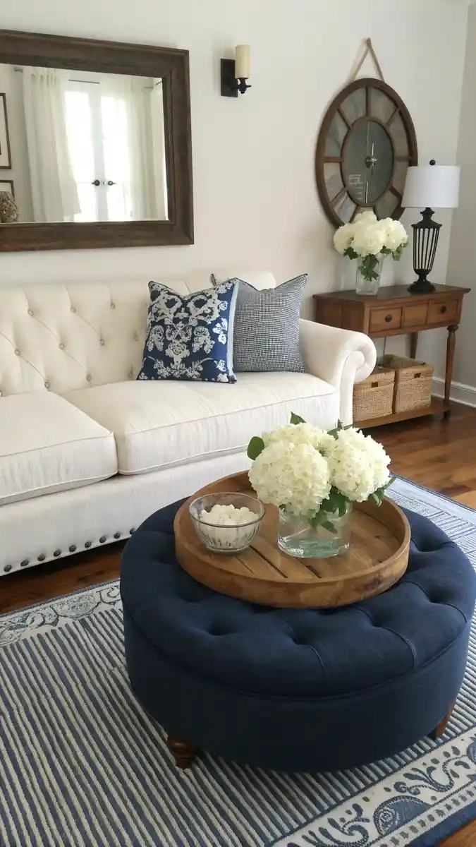 20 Small Living Room Ottoman Coffee Table Styles 6 image 27