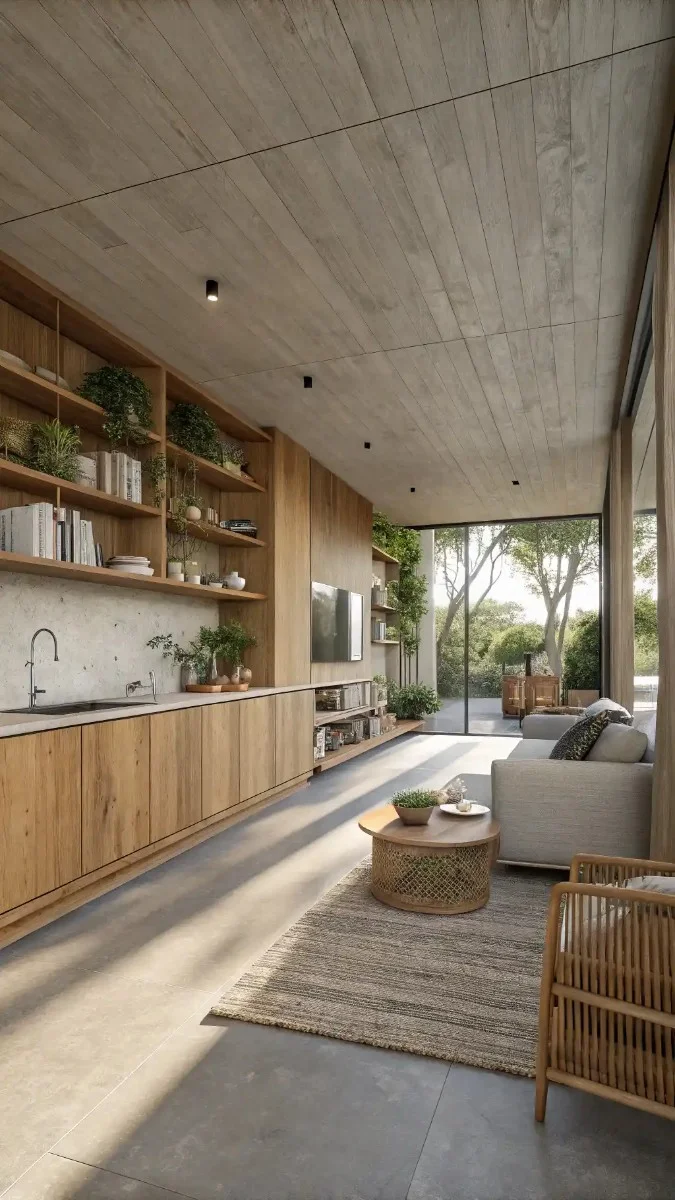 24 Concrete Floors Kitchen and Living Room Ideas You Need To Try 16 image 273