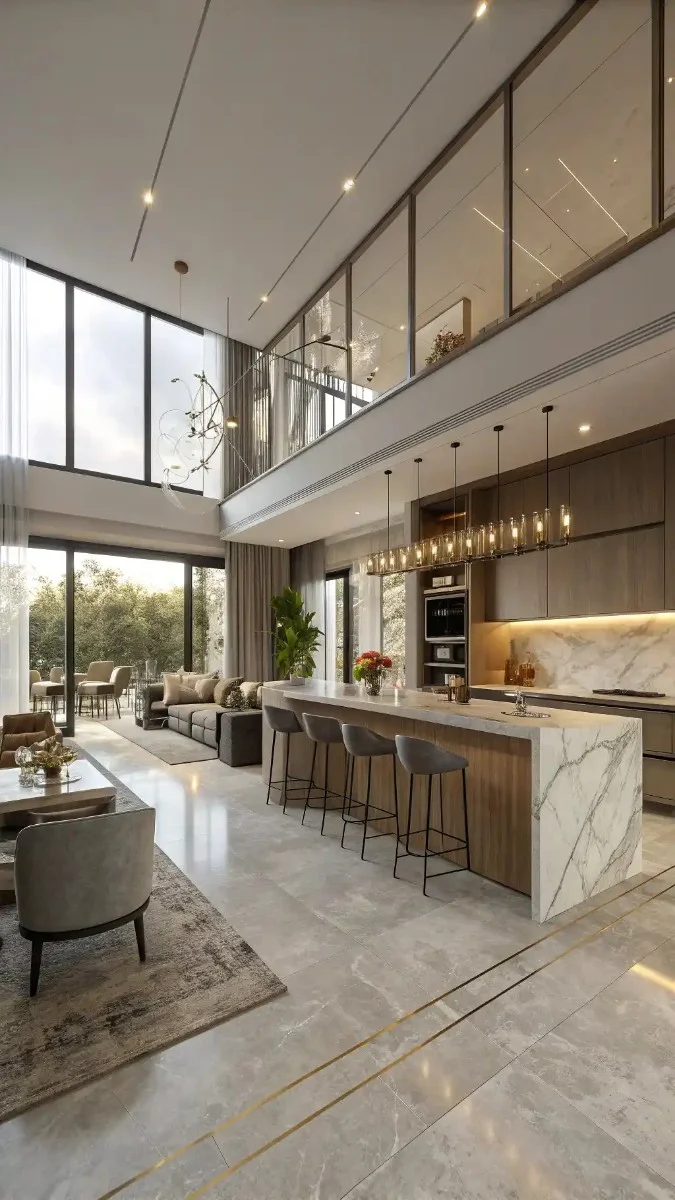 24 Concrete Floors Kitchen and Living Room Ideas You Need To Try 18 image 275