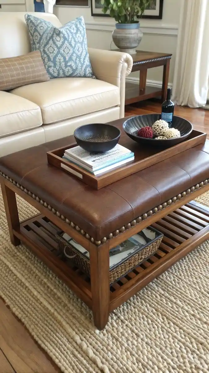 20 Small Living Room Ottoman Coffee Table Styles 8 image 29