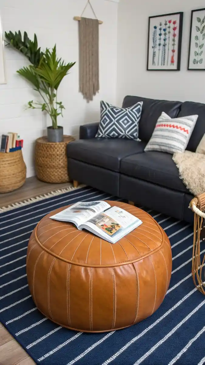 20 Small Living Room Ottoman Coffee Table Styles 11 image 32