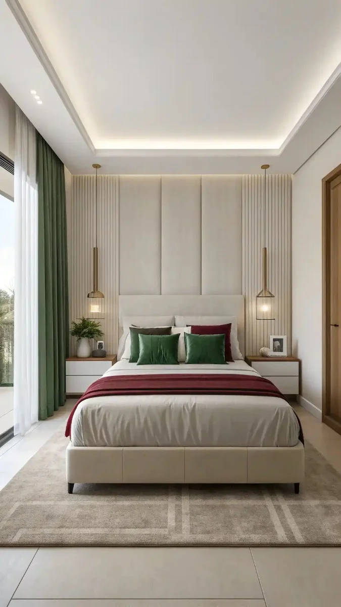 16 Green And Burgundy Bedroom Decor Ideas That Look Beautiful 2 image 360