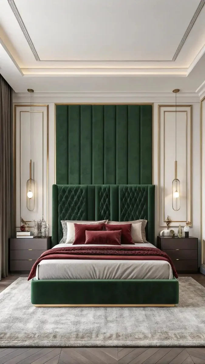 16 Green And Burgundy Bedroom Decor Ideas That Look Beautiful 5 image 363